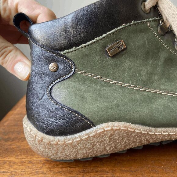 Remonte Leather Lace-Up Ankle Boots SZ 41 (US 10/10.5) Comfort Walking - Picture 7 of 10